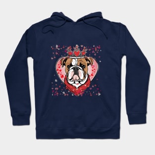 "LoveStruck Bulldog Bliss" Hoodie